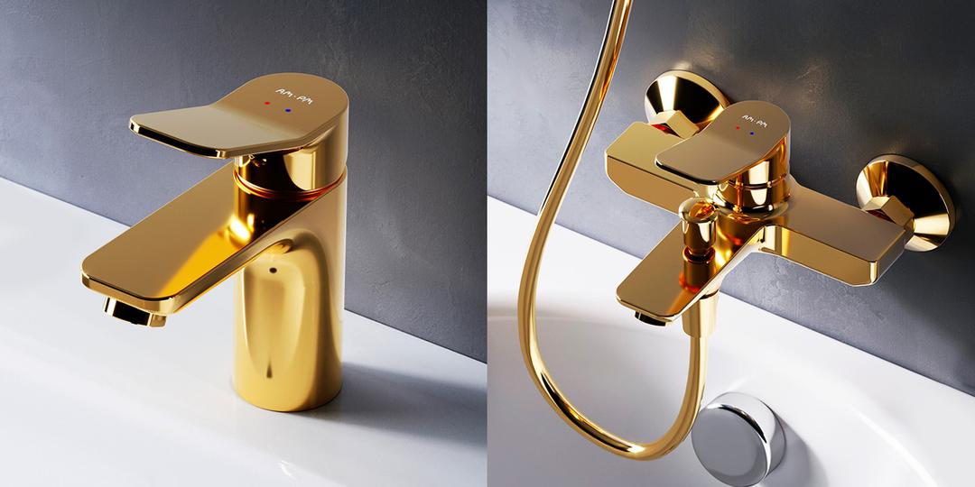 Познайомтеся з колекцією золотих змішувачів X-Joy.